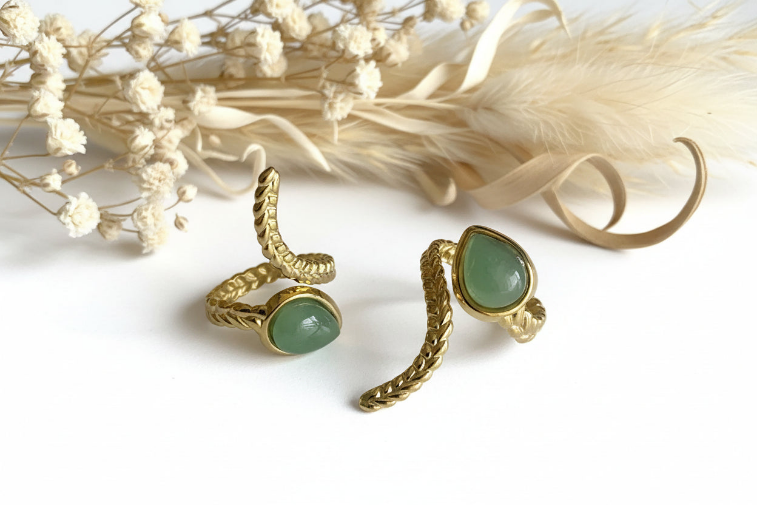 Green Aventurine Ring