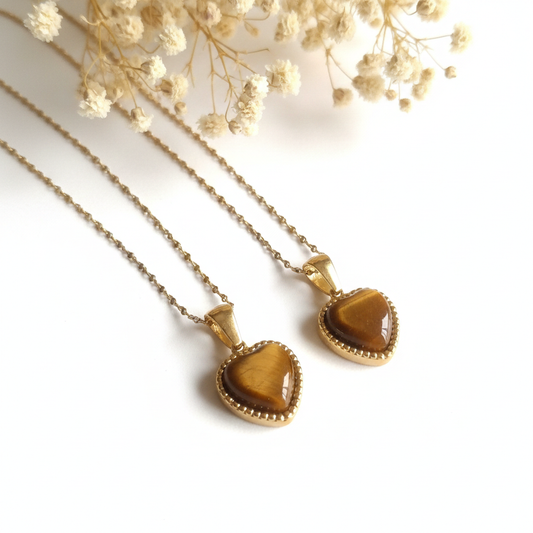 Tiger Eye Stone Necklace