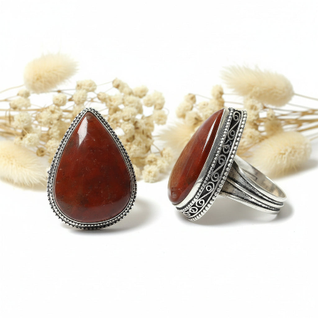 Red Jasper Ring