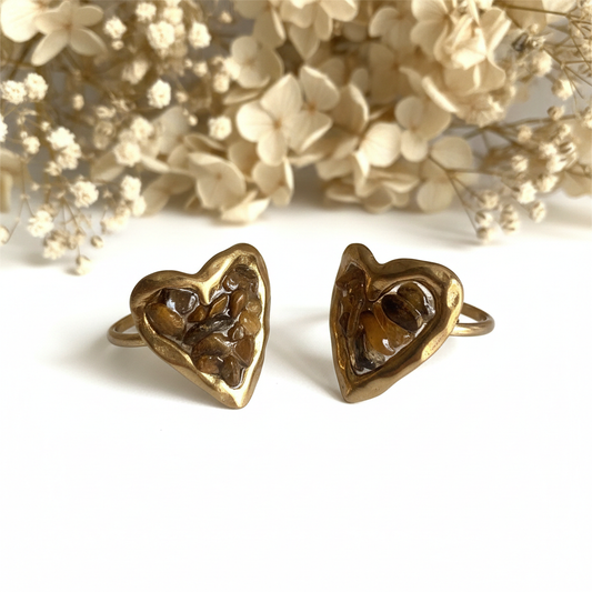 Tiger Eye Stone Ring