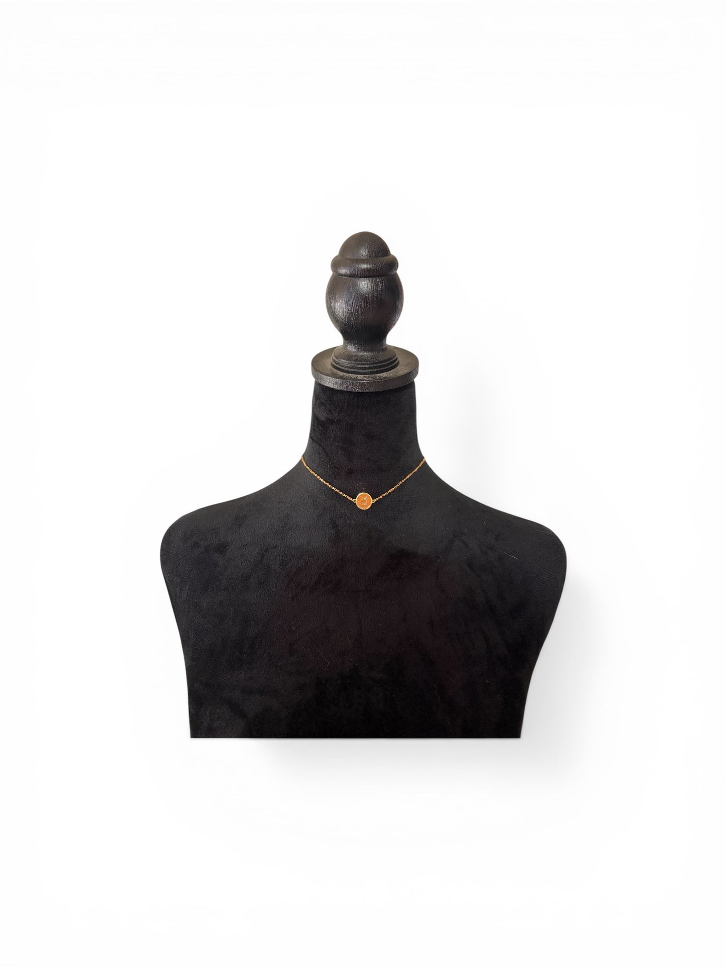 Taurus Stainless Steel Gold plated zodiac necklace