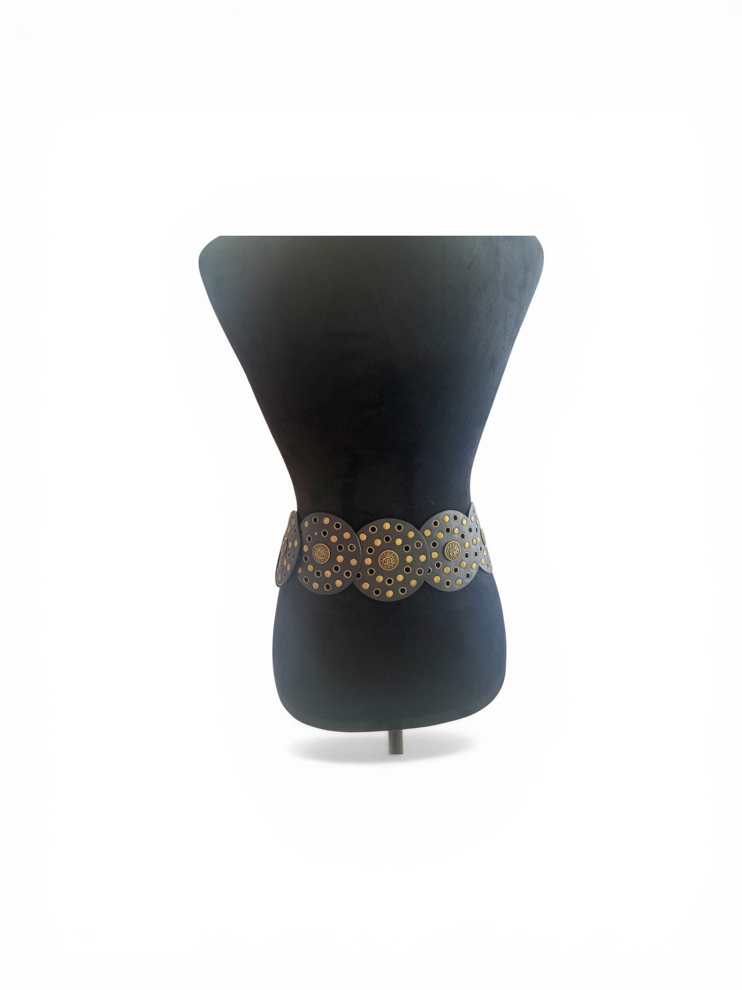 Black and Gold Bohemian adjustable Belt